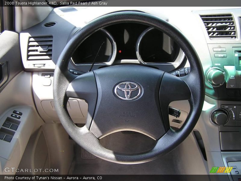 Salsa Red Pearl / Ash Gray 2008 Toyota Highlander 4WD