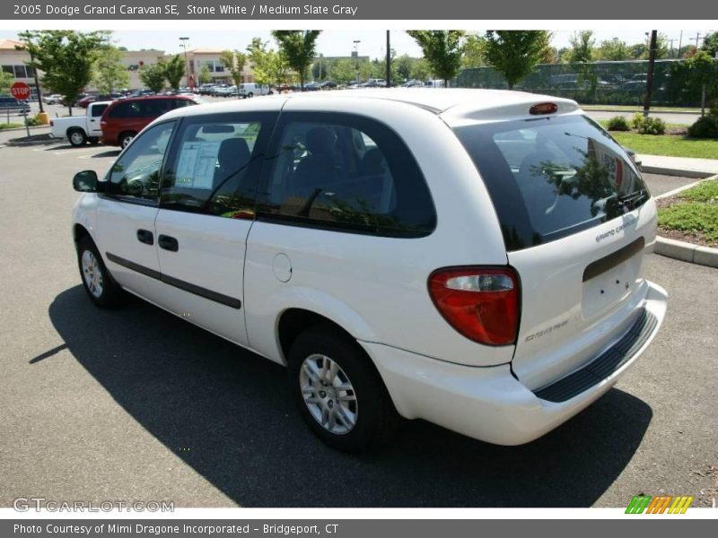 Stone White / Medium Slate Gray 2005 Dodge Grand Caravan SE