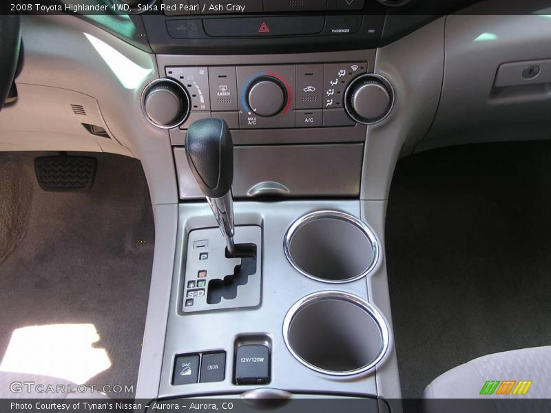 Salsa Red Pearl / Ash Gray 2008 Toyota Highlander 4WD