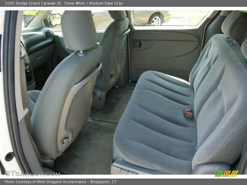Stone White / Medium Slate Gray 2005 Dodge Grand Caravan SE