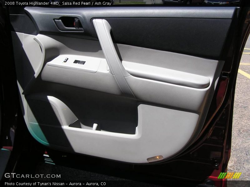 Salsa Red Pearl / Ash Gray 2008 Toyota Highlander 4WD
