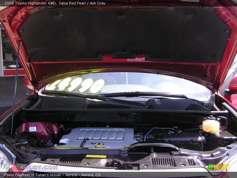 Salsa Red Pearl / Ash Gray 2008 Toyota Highlander 4WD