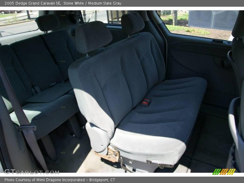 Stone White / Medium Slate Gray 2005 Dodge Grand Caravan SE