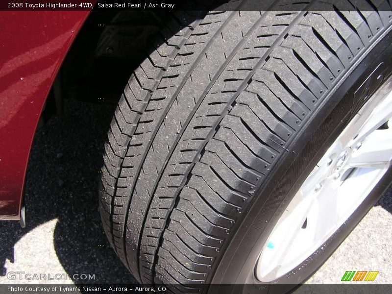 Salsa Red Pearl / Ash Gray 2008 Toyota Highlander 4WD