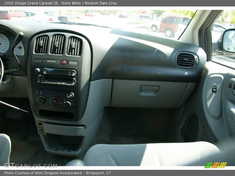 Stone White / Medium Slate Gray 2005 Dodge Grand Caravan SE