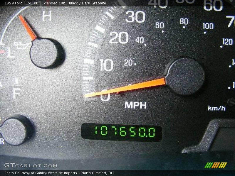 Black / Dark Graphite 1999 Ford F150 XLT Extended Cab