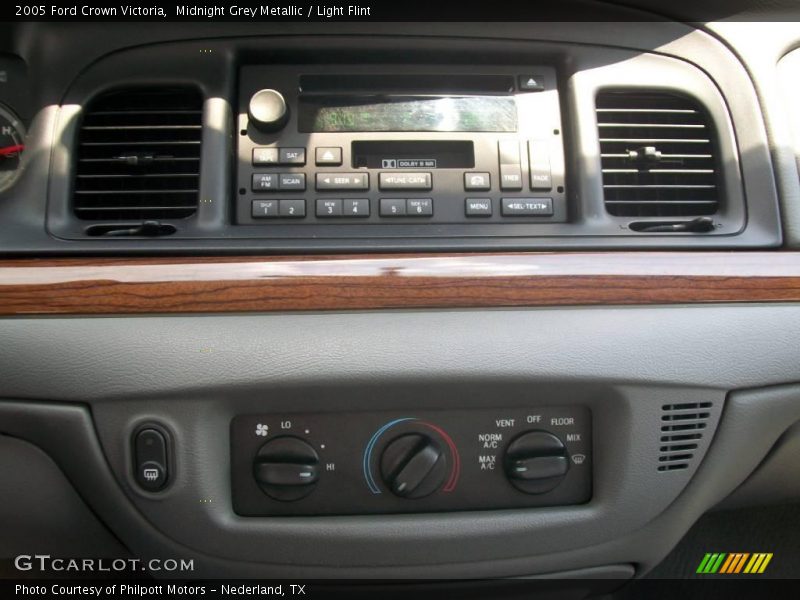 Midnight Grey Metallic / Light Flint 2005 Ford Crown Victoria