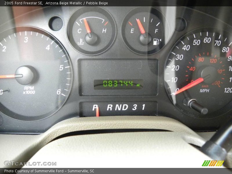 Arizona Beige Metallic / Pebble Beige 2005 Ford Freestar SE
