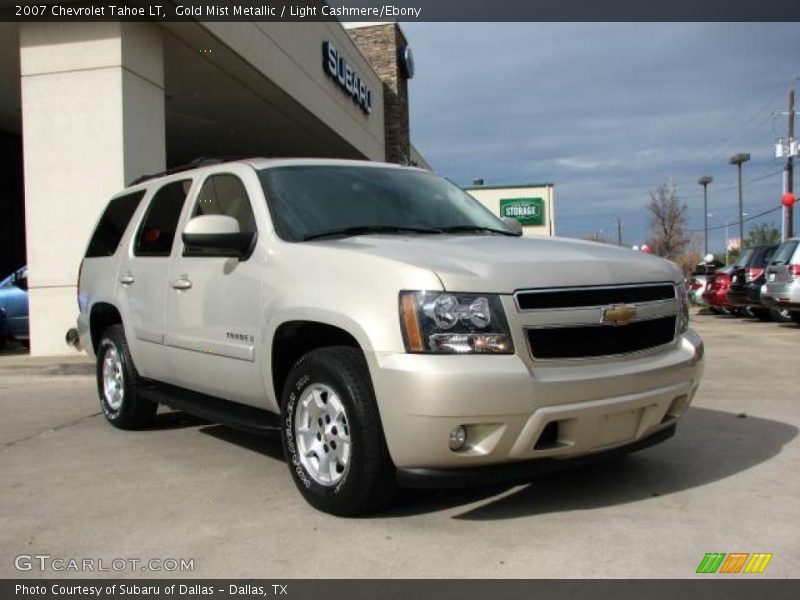 Gold Mist Metallic / Light Cashmere/Ebony 2007 Chevrolet Tahoe LT