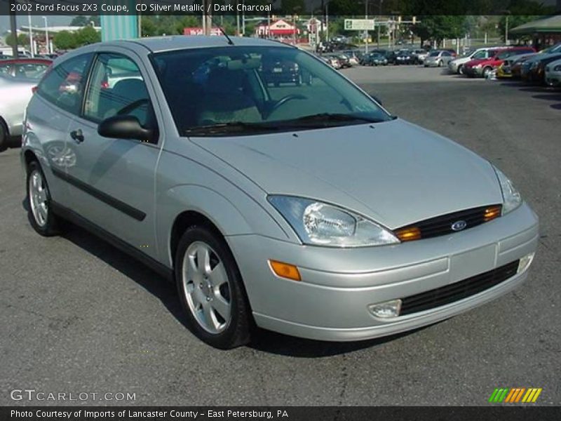 CD Silver Metallic / Dark Charcoal 2002 Ford Focus ZX3 Coupe