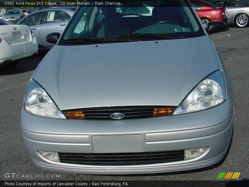 CD Silver Metallic / Dark Charcoal 2002 Ford Focus ZX3 Coupe