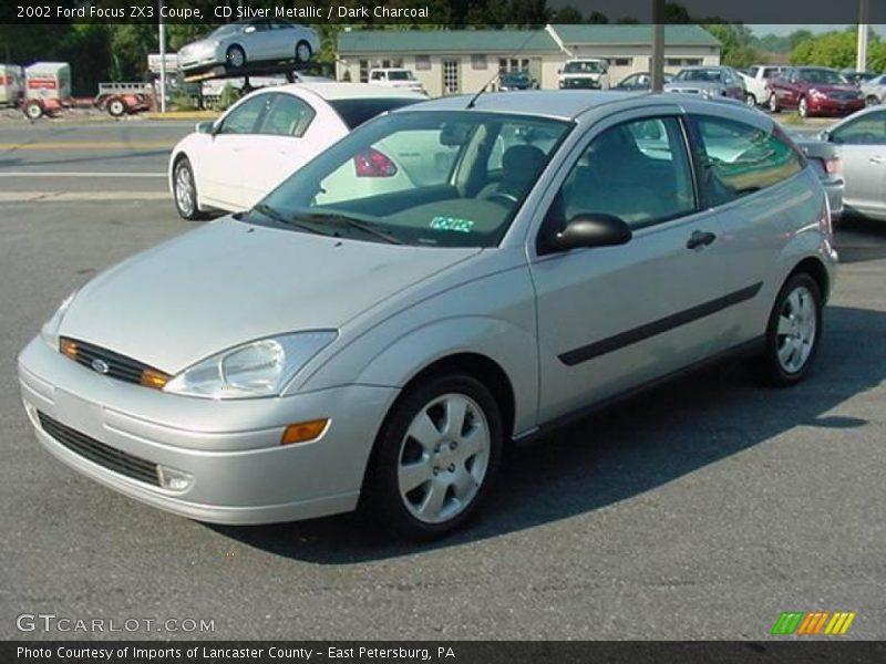CD Silver Metallic / Dark Charcoal 2002 Ford Focus ZX3 Coupe