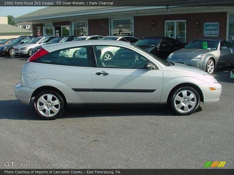CD Silver Metallic / Dark Charcoal 2002 Ford Focus ZX3 Coupe