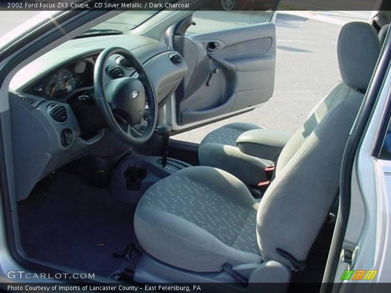 CD Silver Metallic / Dark Charcoal 2002 Ford Focus ZX3 Coupe