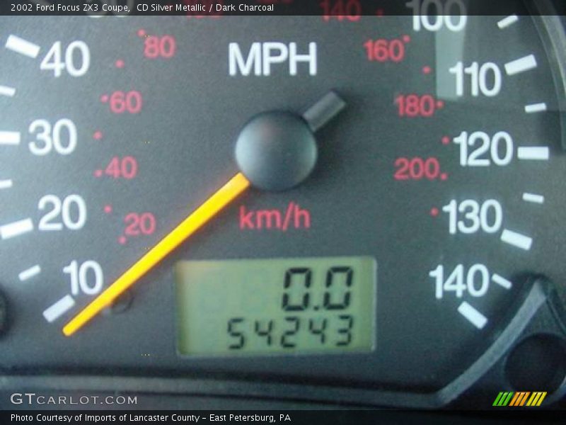 CD Silver Metallic / Dark Charcoal 2002 Ford Focus ZX3 Coupe