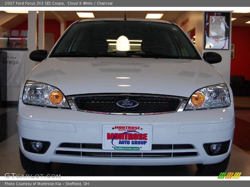 Cloud 9 White / Charcoal 2007 Ford Focus ZX3 SES Coupe