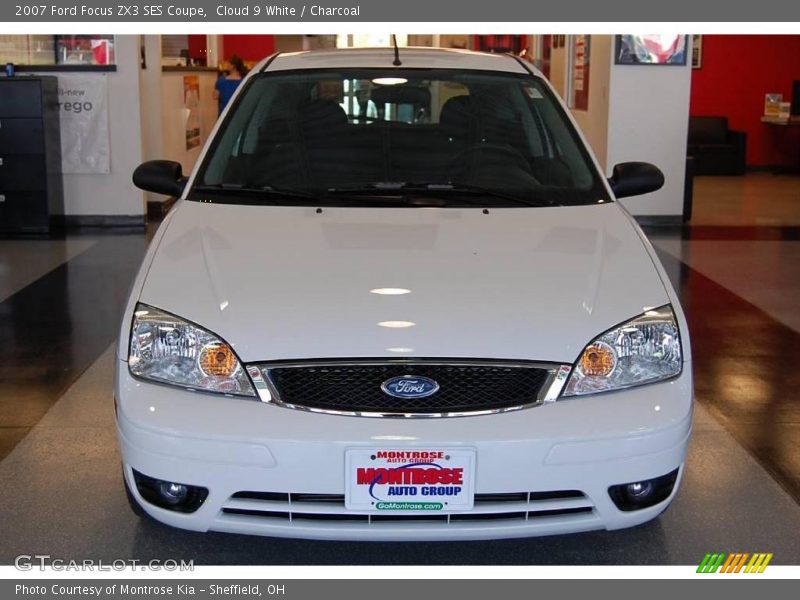 Cloud 9 White / Charcoal 2007 Ford Focus ZX3 SES Coupe