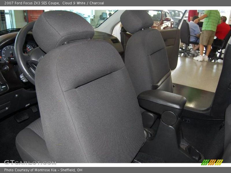 Cloud 9 White / Charcoal 2007 Ford Focus ZX3 SES Coupe