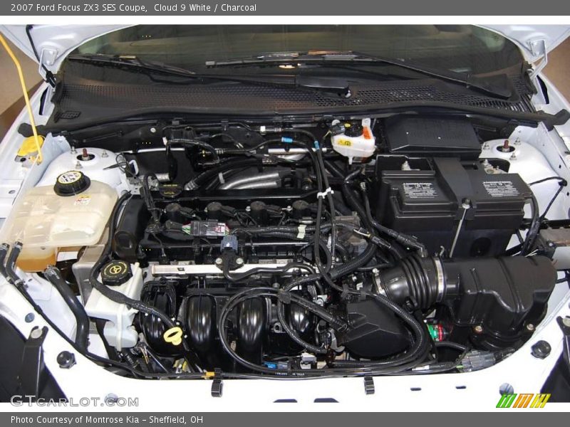 Cloud 9 White / Charcoal 2007 Ford Focus ZX3 SES Coupe