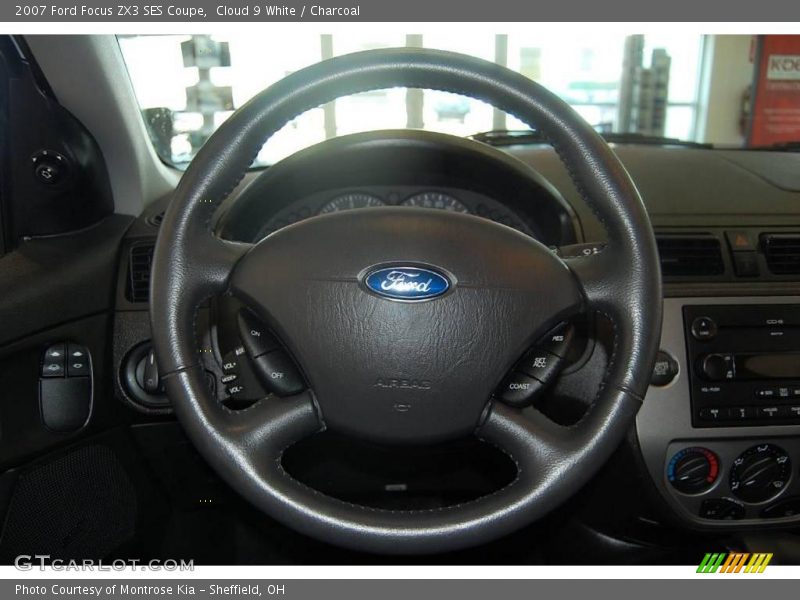 Cloud 9 White / Charcoal 2007 Ford Focus ZX3 SES Coupe