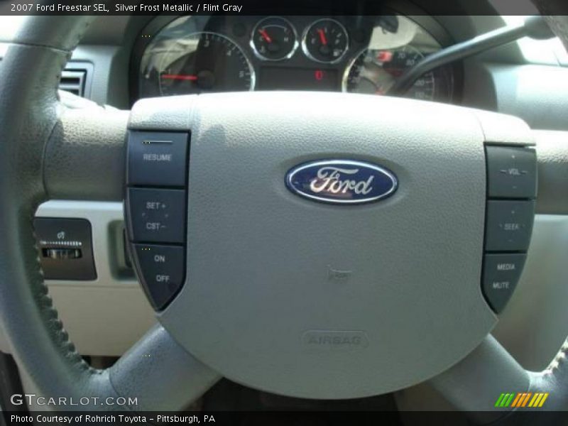 Silver Frost Metallic / Flint Gray 2007 Ford Freestar SEL