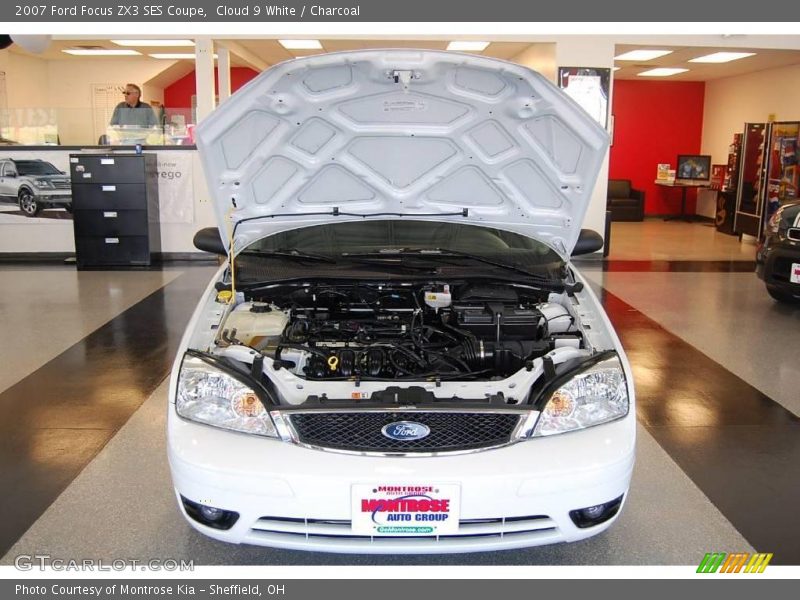 Cloud 9 White / Charcoal 2007 Ford Focus ZX3 SES Coupe