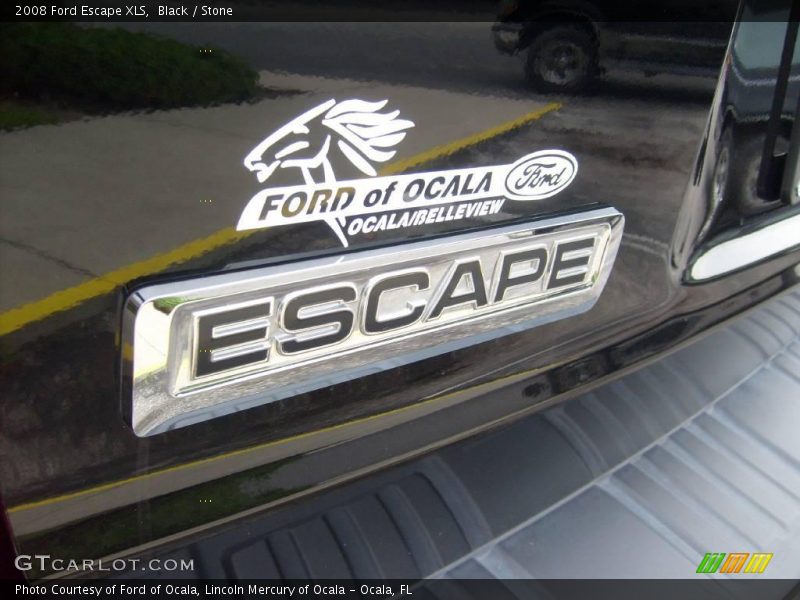 Black / Stone 2008 Ford Escape XLS
