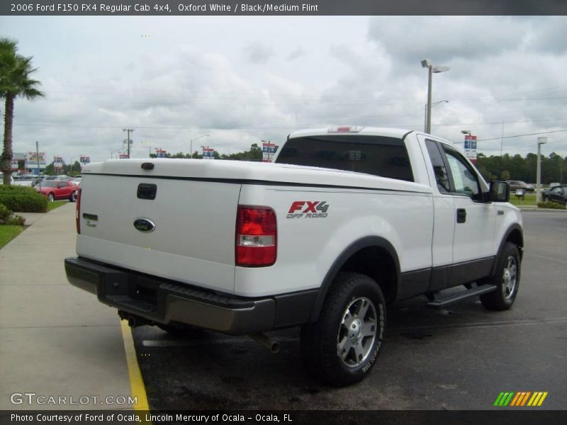 Oxford White / Black/Medium Flint 2006 Ford F150 FX4 Regular Cab 4x4