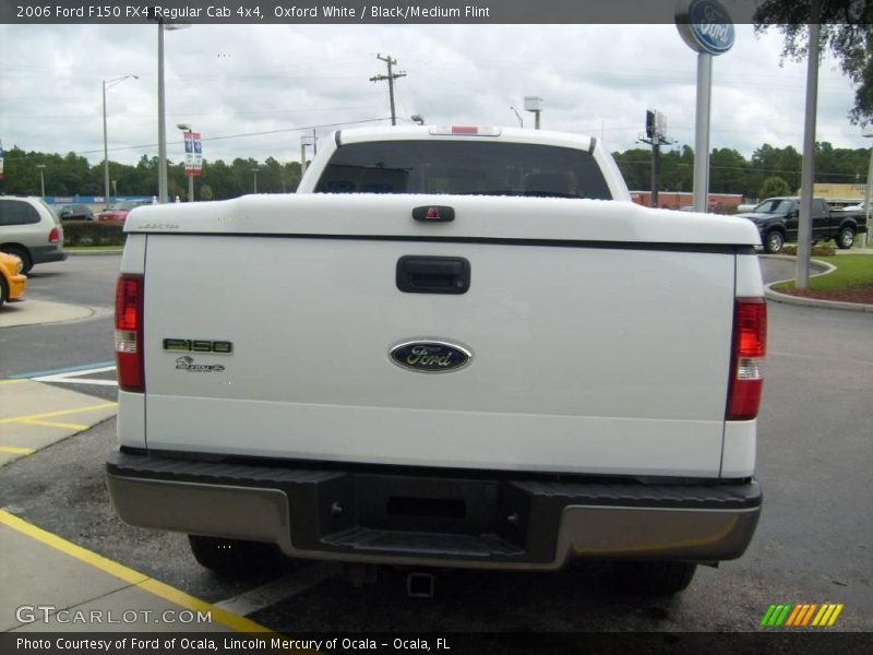 Oxford White / Black/Medium Flint 2006 Ford F150 FX4 Regular Cab 4x4