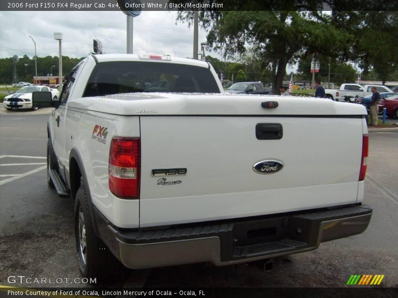 Oxford White / Black/Medium Flint 2006 Ford F150 FX4 Regular Cab 4x4