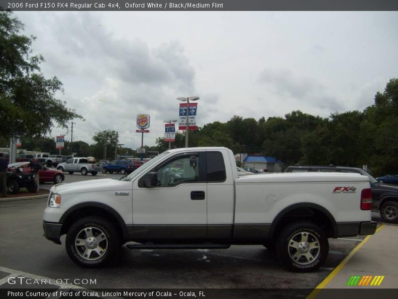 Oxford White / Black/Medium Flint 2006 Ford F150 FX4 Regular Cab 4x4