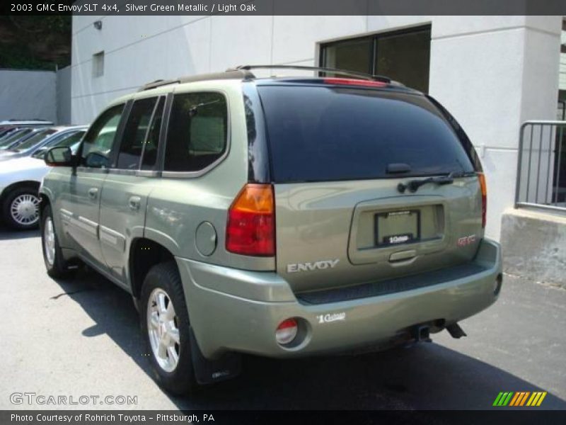 Silver Green Metallic / Light Oak 2003 GMC Envoy SLT 4x4