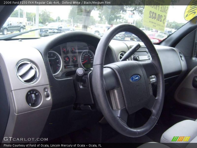 Oxford White / Black/Medium Flint 2006 Ford F150 FX4 Regular Cab 4x4