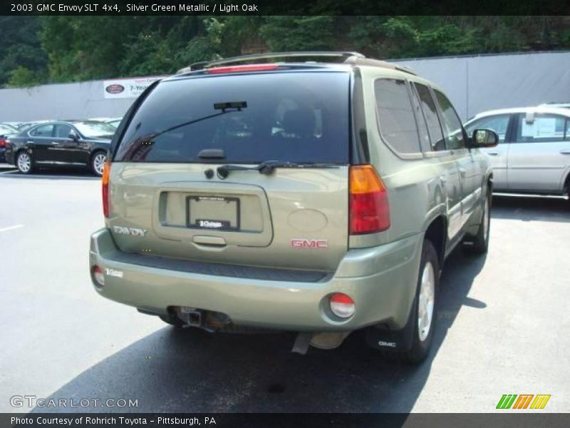 Silver Green Metallic / Light Oak 2003 GMC Envoy SLT 4x4