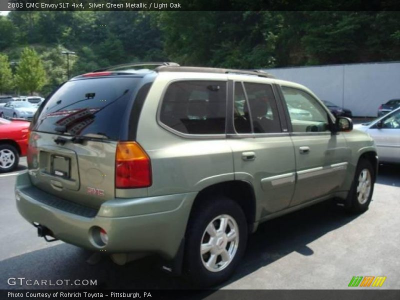 Silver Green Metallic / Light Oak 2003 GMC Envoy SLT 4x4