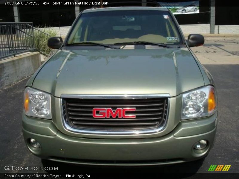 Silver Green Metallic / Light Oak 2003 GMC Envoy SLT 4x4