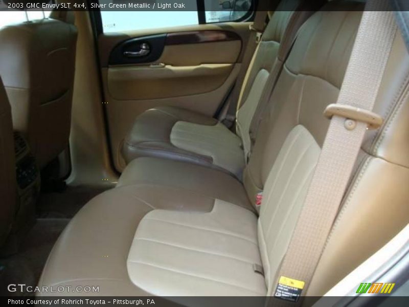 Silver Green Metallic / Light Oak 2003 GMC Envoy SLT 4x4