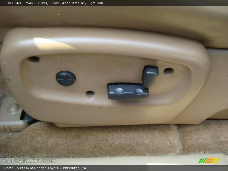 Silver Green Metallic / Light Oak 2003 GMC Envoy SLT 4x4