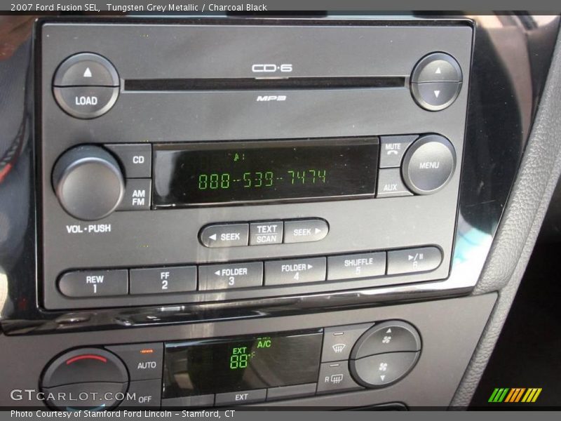 Tungsten Grey Metallic / Charcoal Black 2007 Ford Fusion SEL