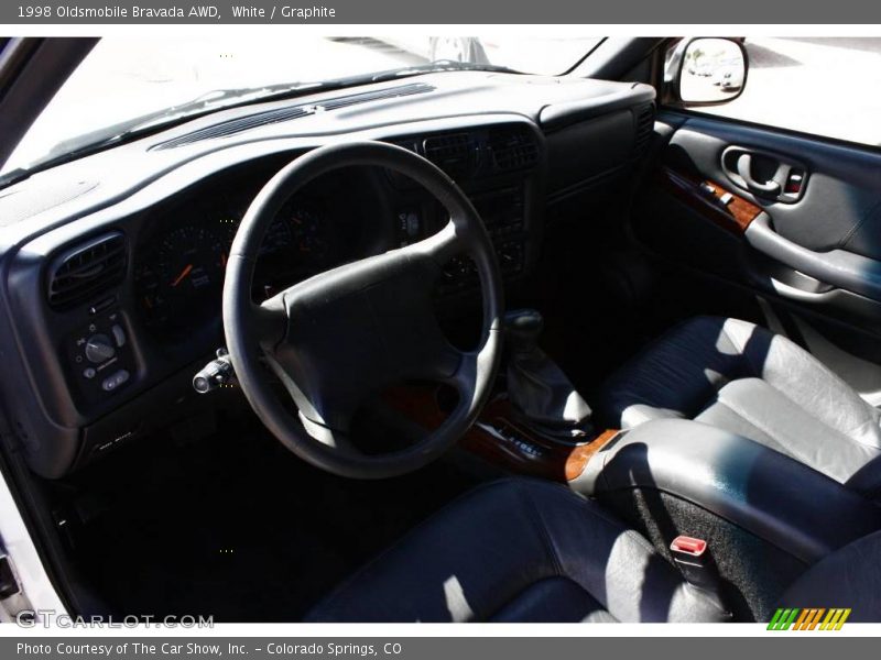 White / Graphite 1998 Oldsmobile Bravada AWD