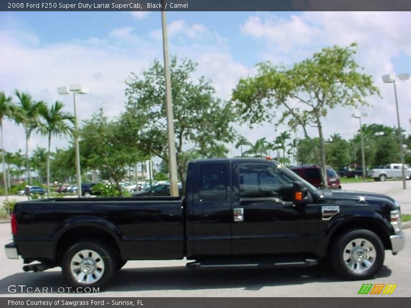 Black / Camel 2008 Ford F250 Super Duty Lariat SuperCab