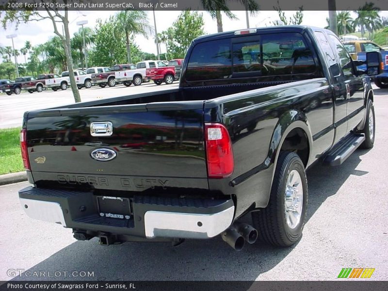 Black / Camel 2008 Ford F250 Super Duty Lariat SuperCab