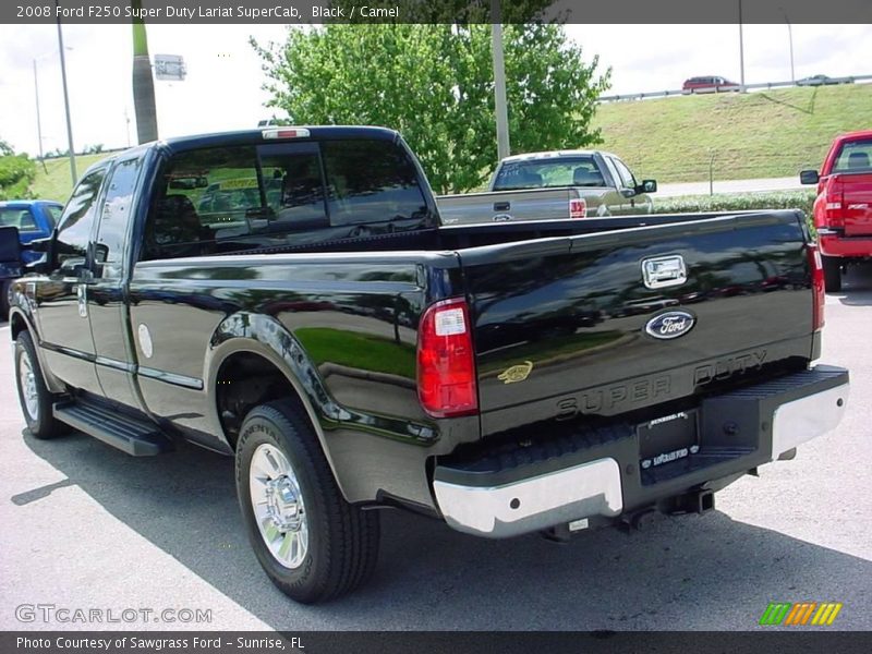 Black / Camel 2008 Ford F250 Super Duty Lariat SuperCab