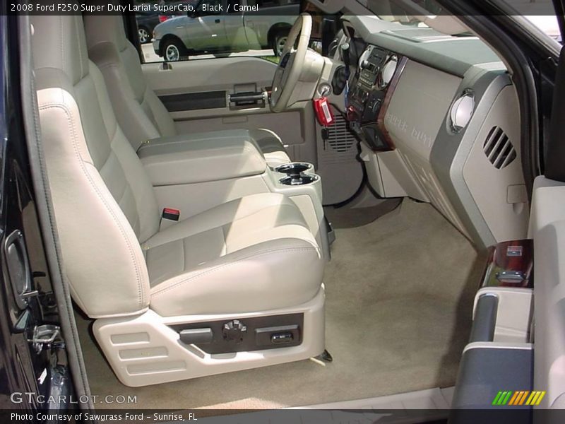 Black / Camel 2008 Ford F250 Super Duty Lariat SuperCab