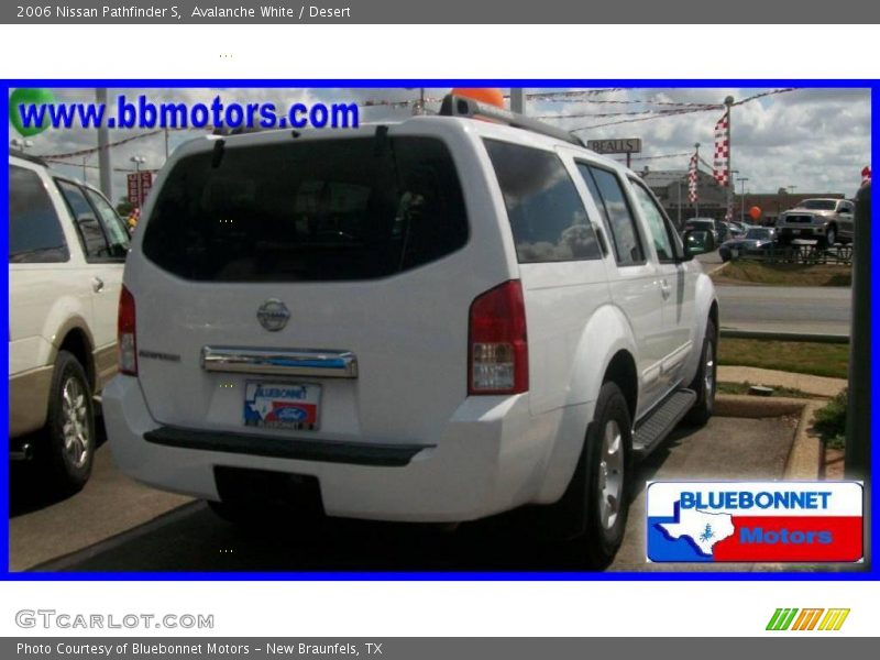 Avalanche White / Desert 2006 Nissan Pathfinder S