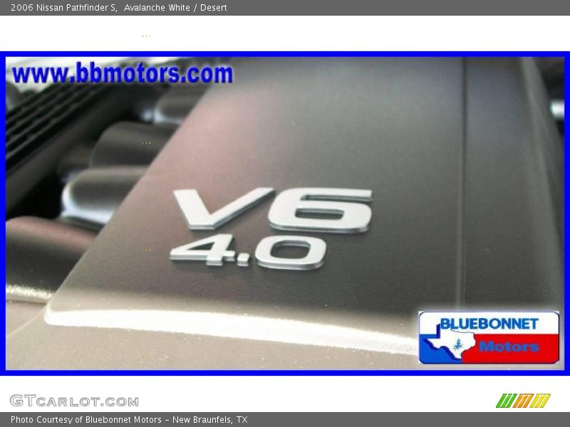 Avalanche White / Desert 2006 Nissan Pathfinder S