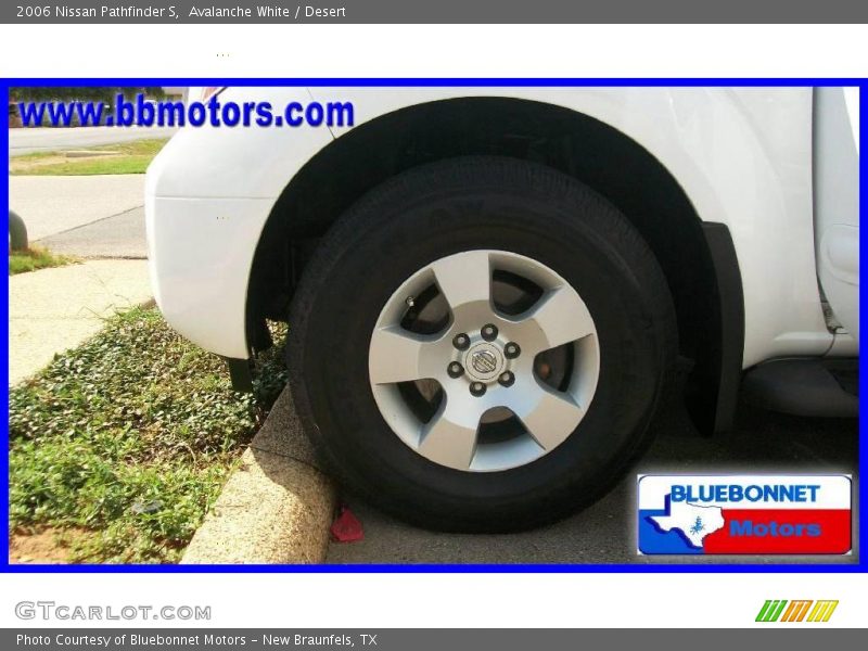 Avalanche White / Desert 2006 Nissan Pathfinder S