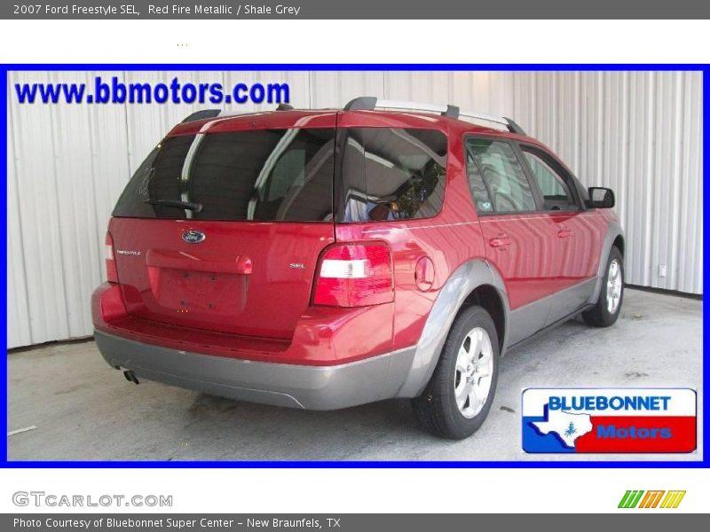 Red Fire Metallic / Shale Grey 2007 Ford Freestyle SEL