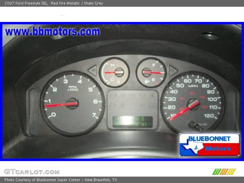 Red Fire Metallic / Shale Grey 2007 Ford Freestyle SEL