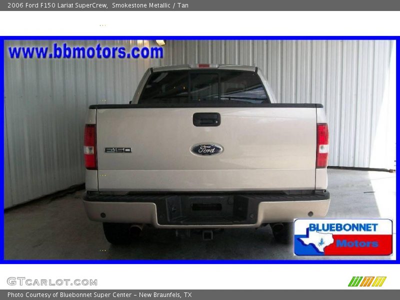 Smokestone Metallic / Tan 2006 Ford F150 Lariat SuperCrew
